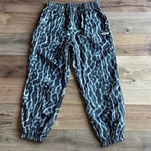 Nike Animal Print Joggers - Black and Gray